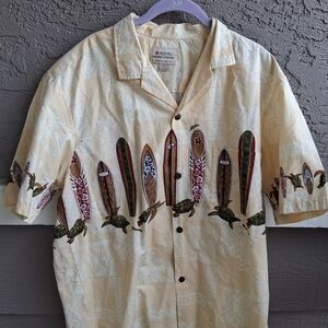 Royal Hawaiian Surfboard Print Men's Shirt